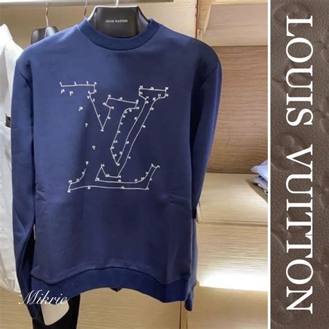 lv stitch print embroidered sweatshirt|Louis Vuitton LV Stitch Print Embroidered Sweatshirt .